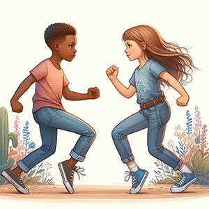 Un groupe de danseurs de modern jazz.